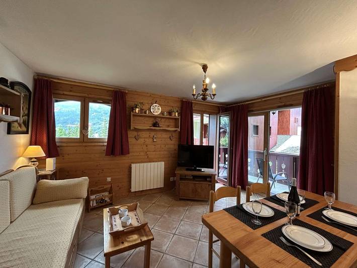 Chalet pour 4 personnes, avec vue et balcon à Courchevel