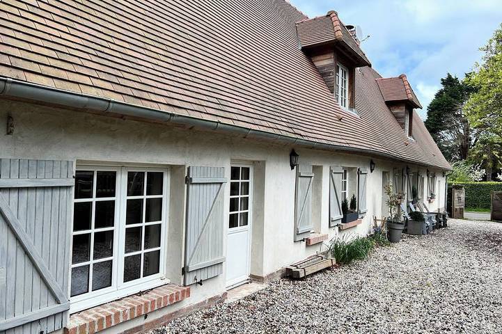 Maison de vacances pour 8 personnes, avec jardin ainsi que sauna et terrasse, animaux acceptés à Varengeville-sur-Mer
