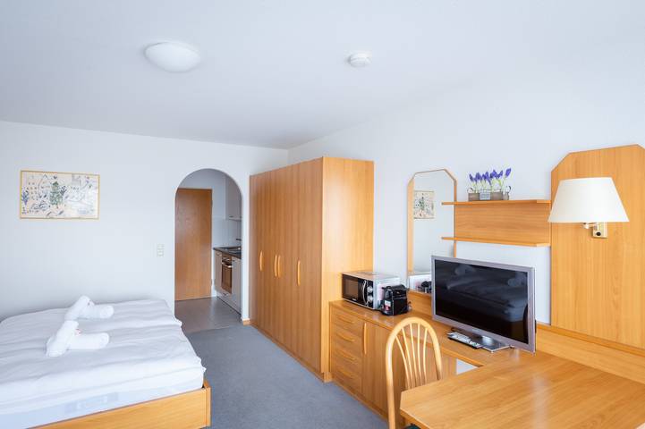 Hel enrumslägenhet, Studio Apartment 'Schneckenhalde' with Mountain View, Balcony and Wi-Fi in Bad Säckingen, Südschwarzwald