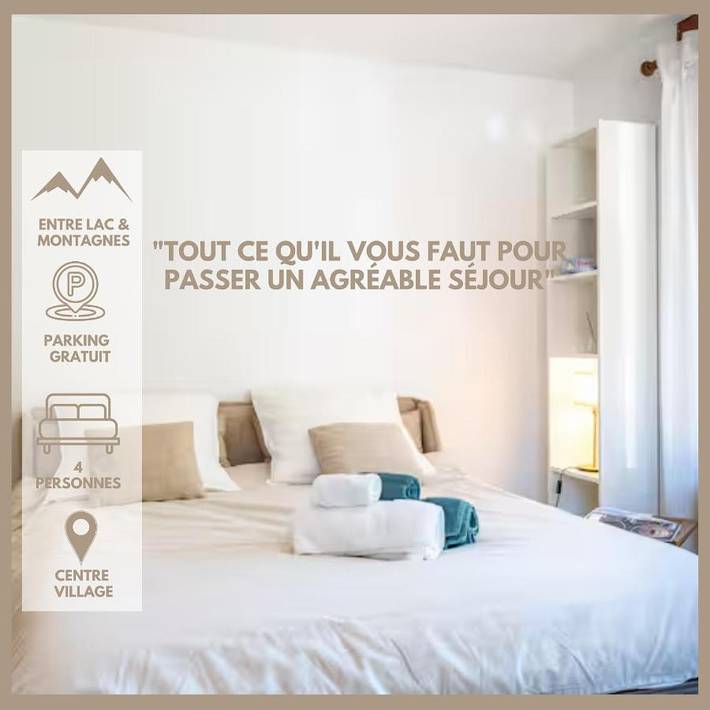 Gîte pour 4 personnes, avec terrasse et vue dans Office De Tourisme De Pole De Thones Val Sulens - 4