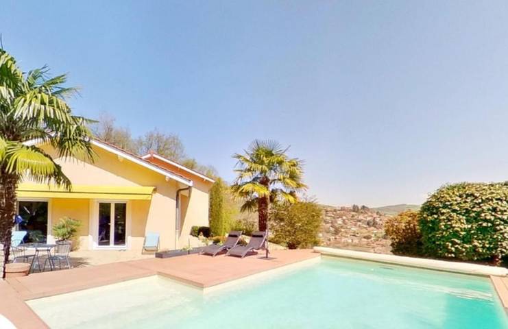 Maison d’hôte pour 2 personnes, avec terrasse et jardin ainsi que sauna et jacuzzi dans Rhône - 2