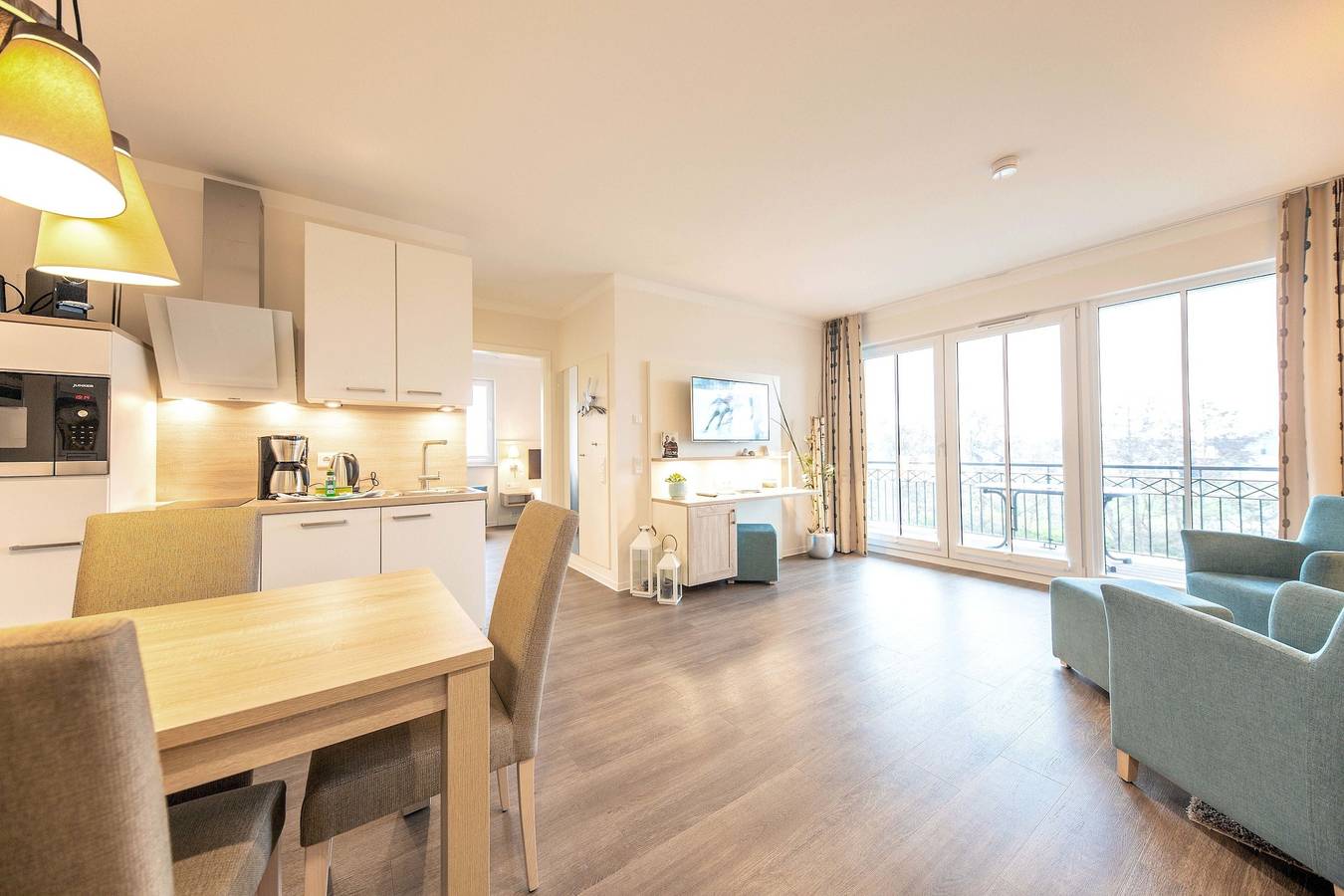 Ganze Wohnung, Ferienwohnung 'Waterkant 2-50' mit Meerblick, Balkon und Wlan in Börgerende, Börgerende-Rethwisch