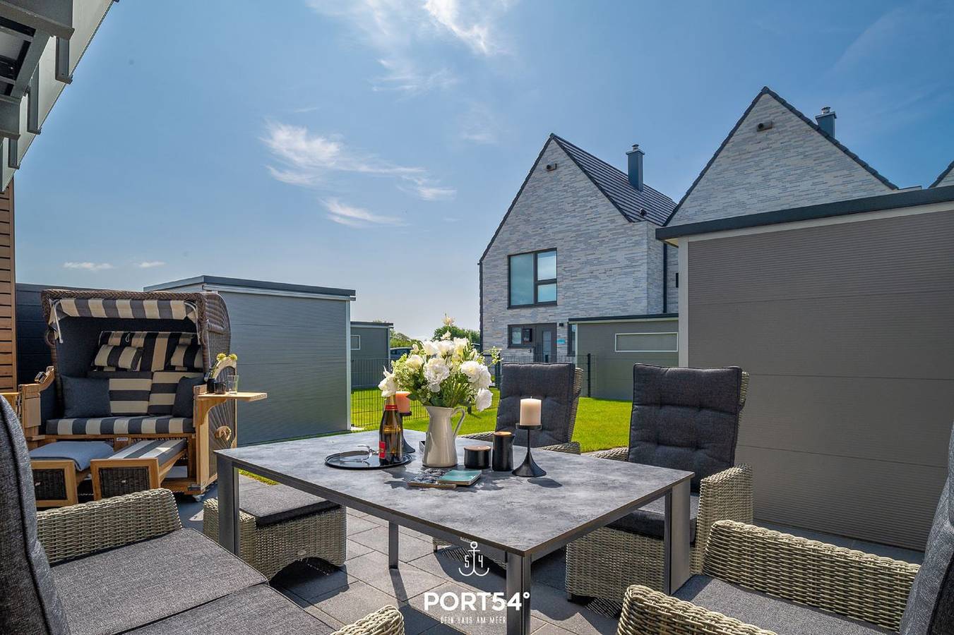 Wellenrauschen - Terrasse, Balkon, Sauna, Kamin, Nordsee- & Strandnah in Büsum, Nordseeküste