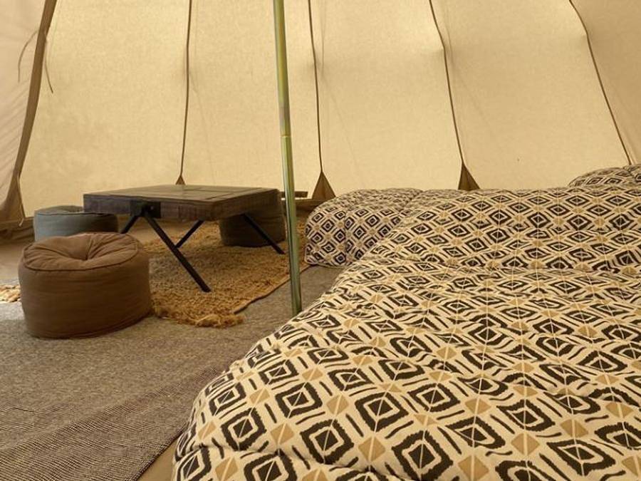 Camping La Molière  - Tente 3 personnes - Tente in Vebron, Parc national des Cévennes