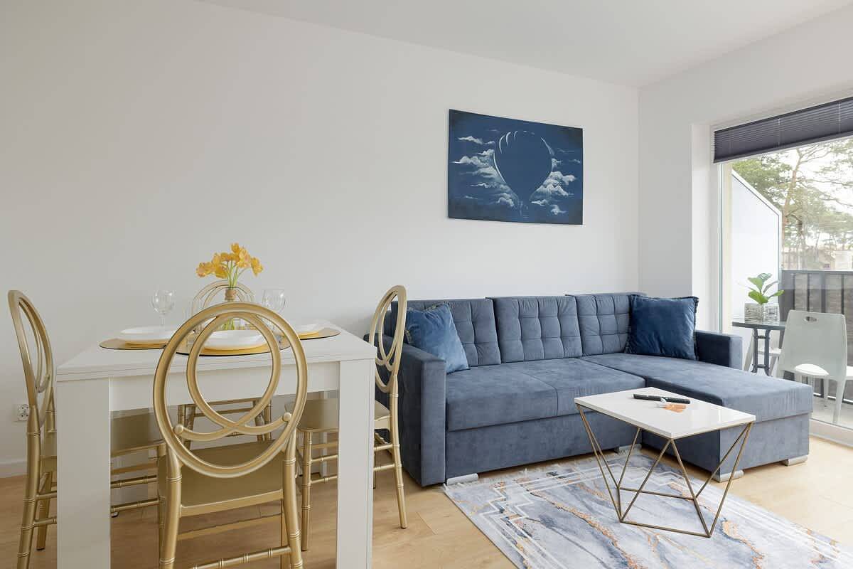 Cały apartament, Apartament wakacyjny dla 4 osób z balkon/ taras in Międzywodzie, Wyspa Wolin