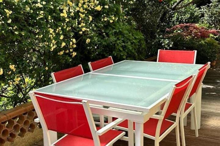 Appartement de vacances pour 2 personnes, avec Terrasse ainsi que Jardin et Piscine