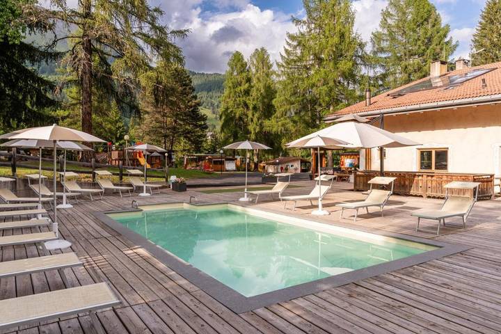 Camping pour 6 personnes, avec piscine ainsi que jardin et vue, animaux acceptés dans Dolomites - 3