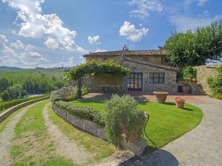 Location de vacances pour 6 personnes, avec jardin ainsi que terrasse et vue à Greve In Chianti - 3