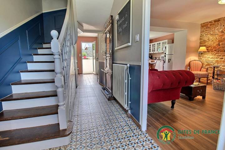 Gîte pour 8 personnes, avec jardin ainsi que piscine et terrasse à Muzillac - 4