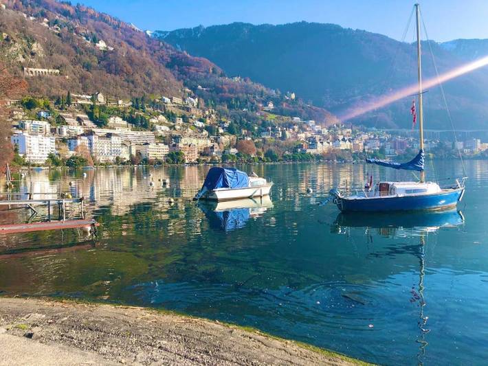 B&B für 2 Personen, mit Terrasse in Montreux