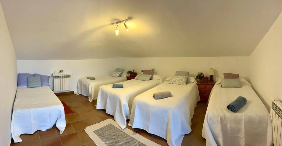 Casa rural para 18 personas, con jardín además de piscina y vistas, Se admiten mascotas en Campo de Montiel - 3