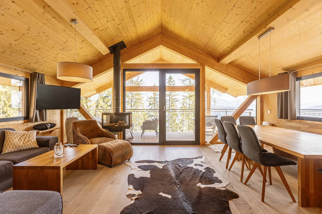 Superior Chalet # 12 mit Sauna & Whirlwanne innen in Pichl-Preunegg, Schladming-Dachstein