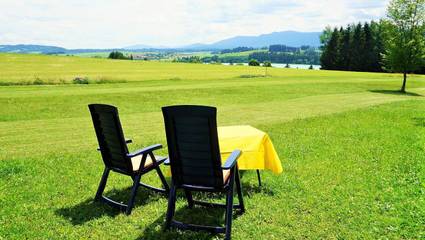 Ferienhaus für 4 Personen, mit Ausblick und Garten im Allgäu