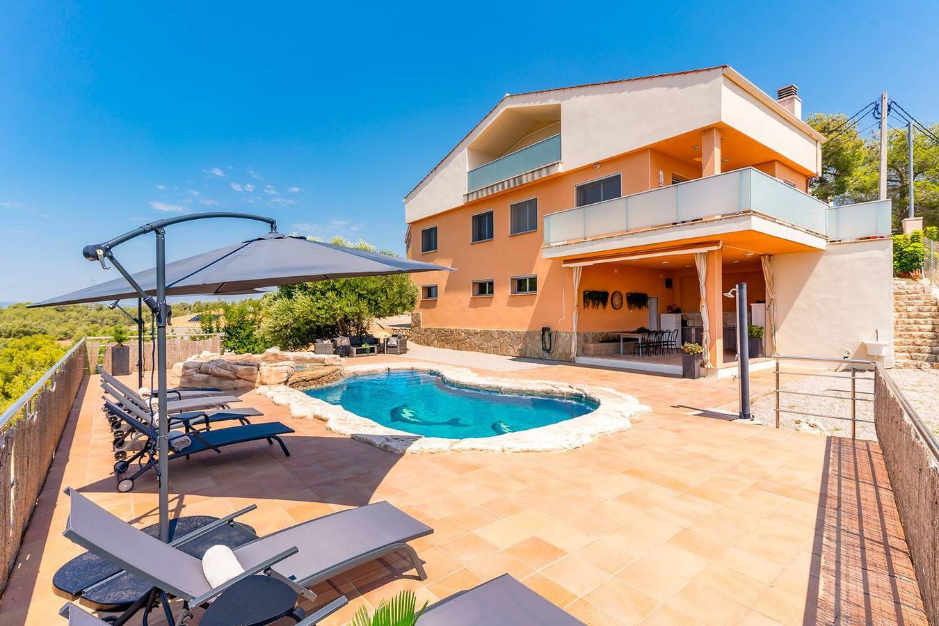 Chalet para 9 personas con piscina in Olivella, Garraf