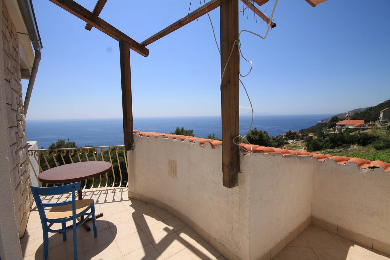 Ganze Wohnung, 2-Zimmer-Ferienwohnung mit Terrasse und Meerblick Sveta Nedilja, Hvar A-8792-a in Sveta Nedjelja, Hvar