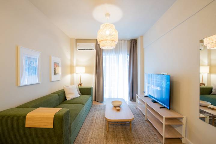 Apartament wakacyjny dla 2 osób, z balkon, Dla rodziny w Saloniki