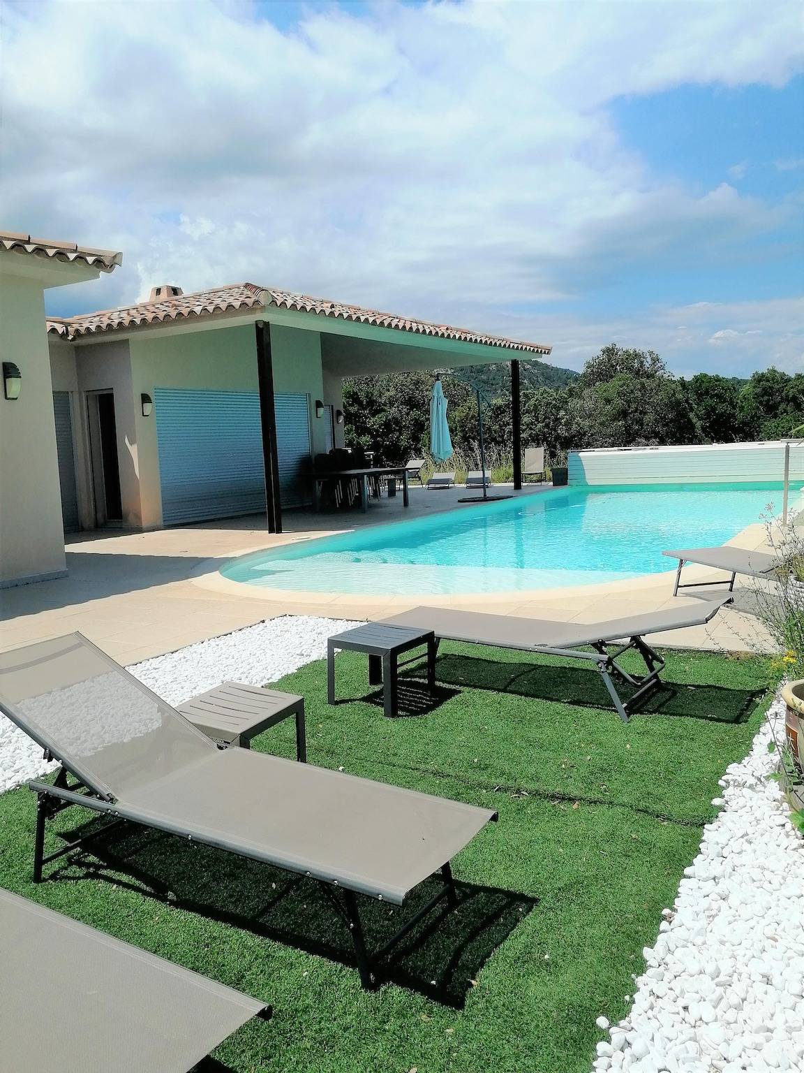 Villa 'Gecko' con vistas al mar, Wi-Fi y aire acondicionado in Favone, Conca