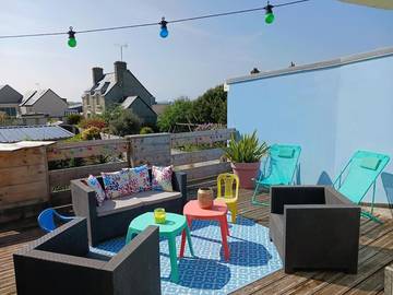 Cottage pour 4 personnes, avec jardin et vue dans Le Becquet