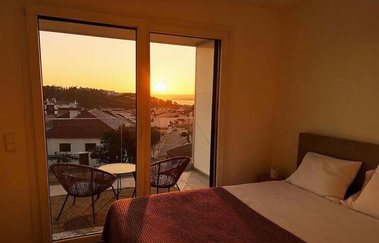 Apartamento de férias para 2 pessoas, com vista e terraço em Foz do Arelho