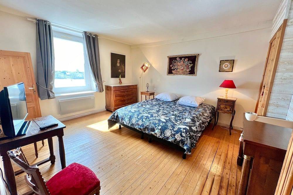 Familienhaus mit Terrasse und Blick auf die Loire in Saint-Denis-de-l'Hôtel, Loire-Tal