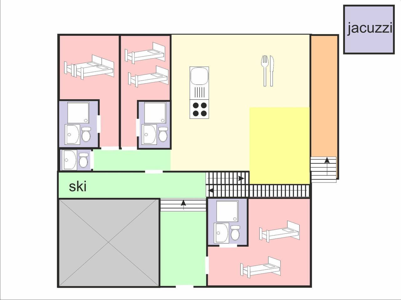 Luxus-Apartment mit Bergblick, Balkon & Sauna nahe Skigebiet in Villaroger, Albertville und Umgebung