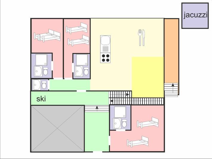 Ferienhaus für 12 Personen, mit Balkon und Sauna - 1