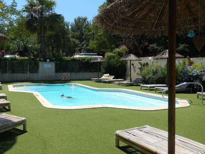 Camping Lou Pantai - Mobilheim 4 personen - Lodge Bois Confort (Samstag/Samstag) in Le Pradet, Mittelmeerküste (Frankreich)