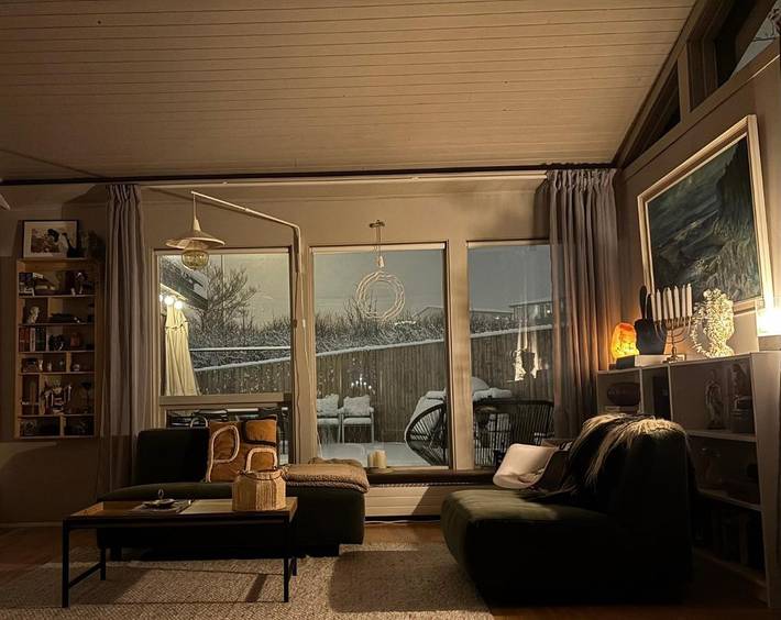 Location de vacances pour 9 personnes, avec terrasse ainsi que jardin et vue à Mosfellsbær - 2