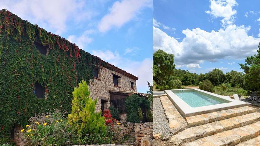 Casa rural para 2 personas, con jardín además de piscina y vistas, Se admiten mascotas en Cataluña - 3