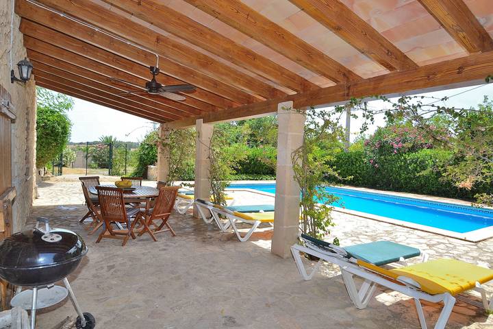Finca für 6 Personen, mit Terrasse und Garten in Lloret de Vistalegre - 4