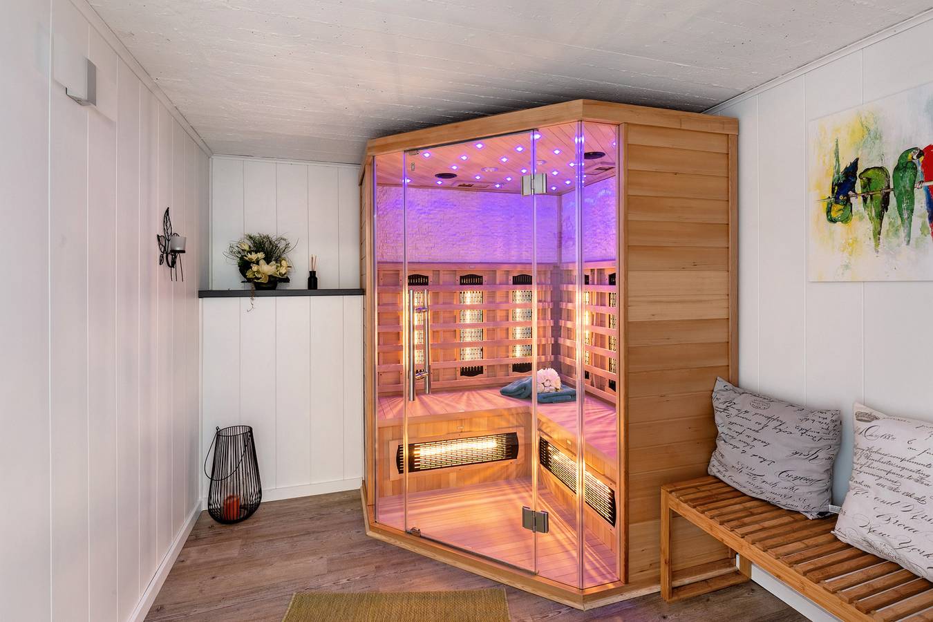 Ferienhaus 'Ferienhaus Bella Vita' mit Sauna, privater Terrasse und privatem Garten in Walkenried, Harzvorland