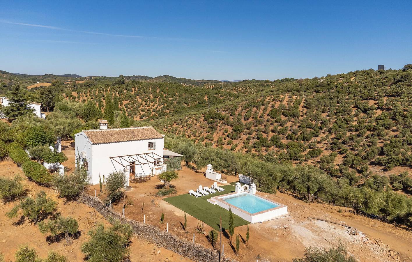 Tranquil Poolside Retreat near Constantina City Center in Constantina, Sierra Morena