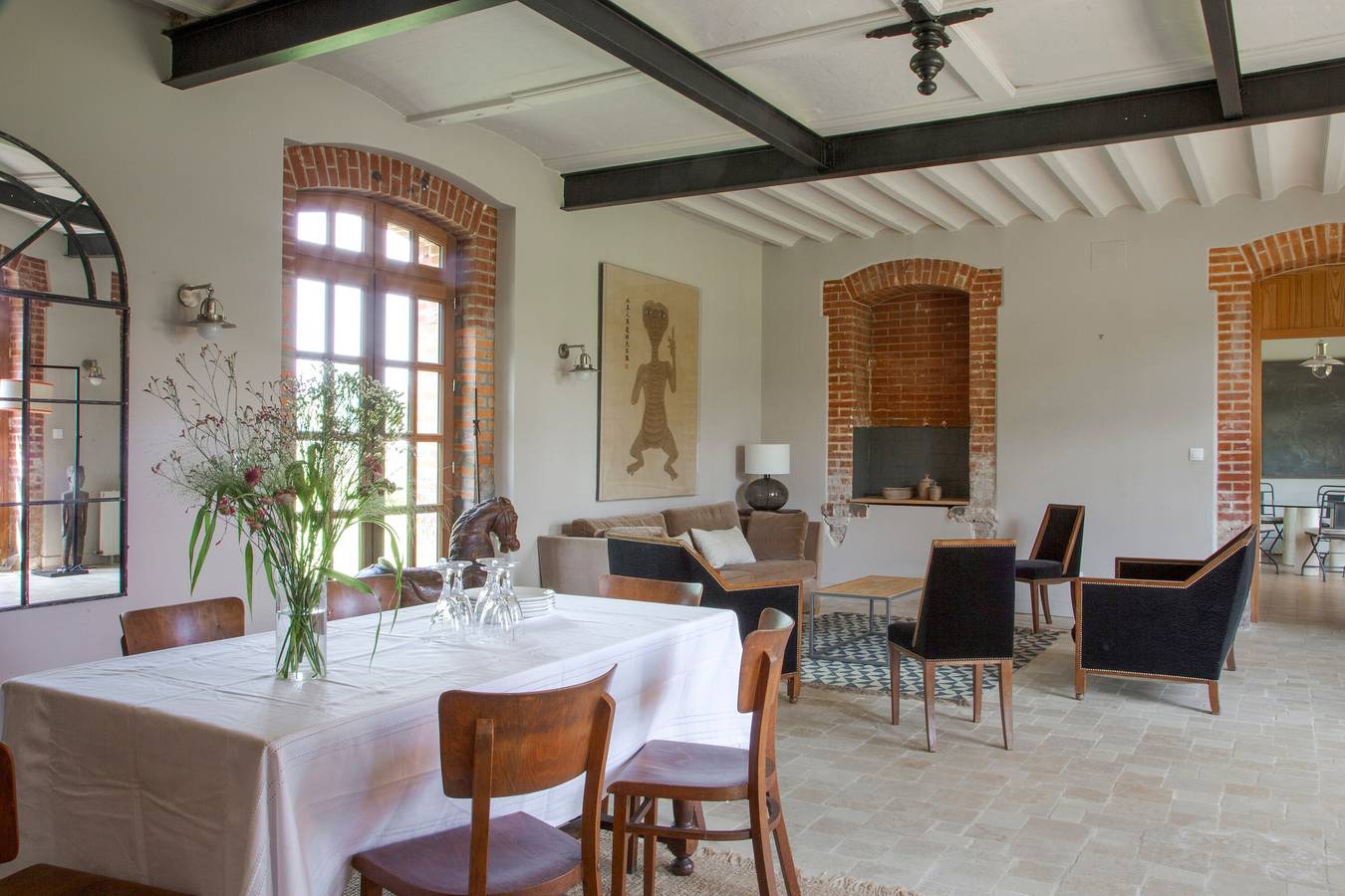 Les Ecuries – Domaine de la Trigalière mit Gemeinschaftspool in Ambillou, Tours und Umgebung