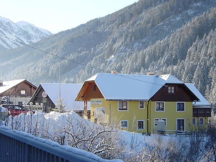 Pension Langbrucker - Blick Stausee in Rottenmanner und Wölzer Tauern, Großsölk