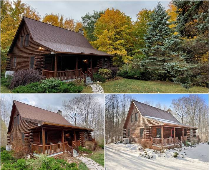 Cabin rentals and lodges for 8 people, with terrace and garden in Michigan