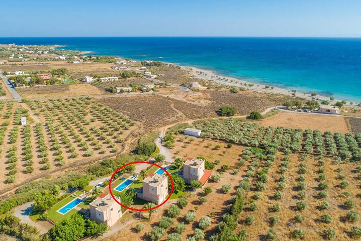 Villa für 5 Personen, mit Garten und Meerblick auf Kreta - 3
