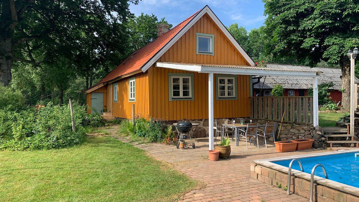 Vakantiehuis voor 3 personen met zwembad in Hässleholm region
