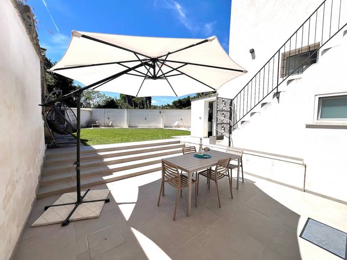 Location de vacances pour 4 personnes, avec jardin et bassin pour enfant à Martano