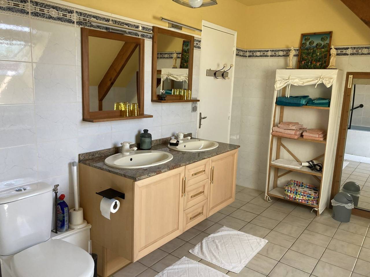 Chambres d'hôtes L'Embellie - L'Embellie - Etage chambre bleue in La Hague, Côte de la Déroute