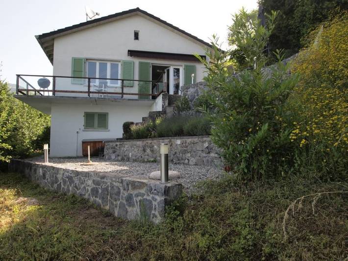 Maison de vacances pour 4 personnes, avec Balcon et Terrasse ainsi que Jardin et Vue dans Lac Léman