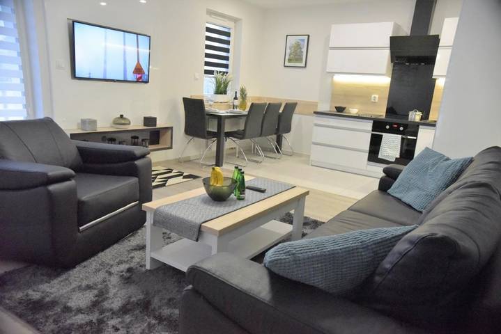 Ferienwohnung für 4 Personen, mit Balkon und Ausblick