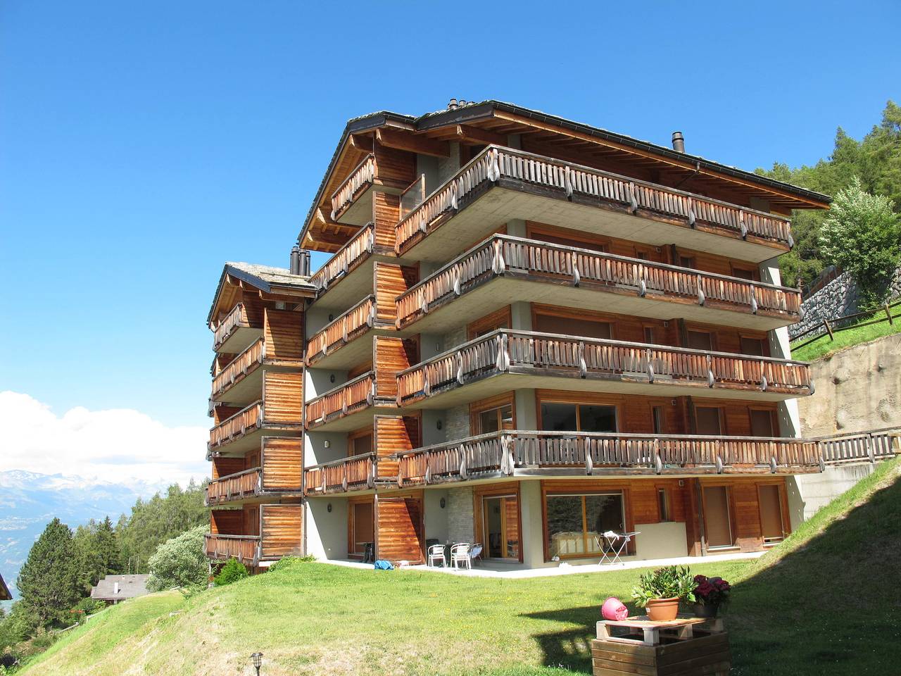 Apartamento vacacional entero, Apartamento de vacaciones para 9 personas con vistas in Veysonnaz, Alpes del Valais