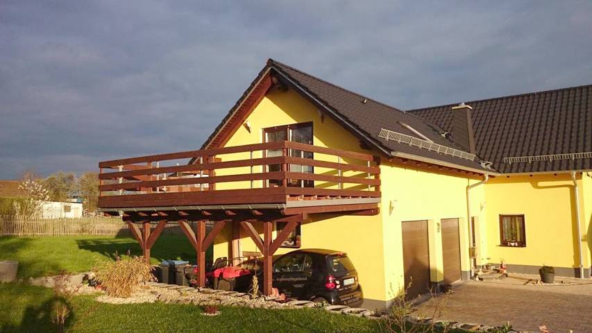 Ferienwohnung für 6 Personen, mit Balkon und Terrasse sowie Garten und Ausblick in Unterwellenborn - 2