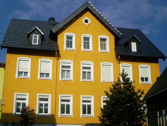 Ferienwohnung für 3 Personen, mit Garten und Ausblick
