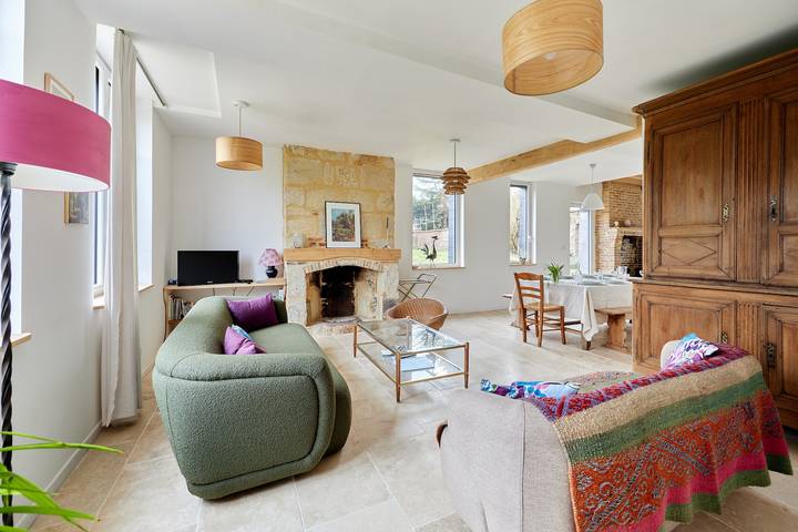 Gîte pour 8 personnes, avec jardin et terrasse à Saint-Michel-de-Livet