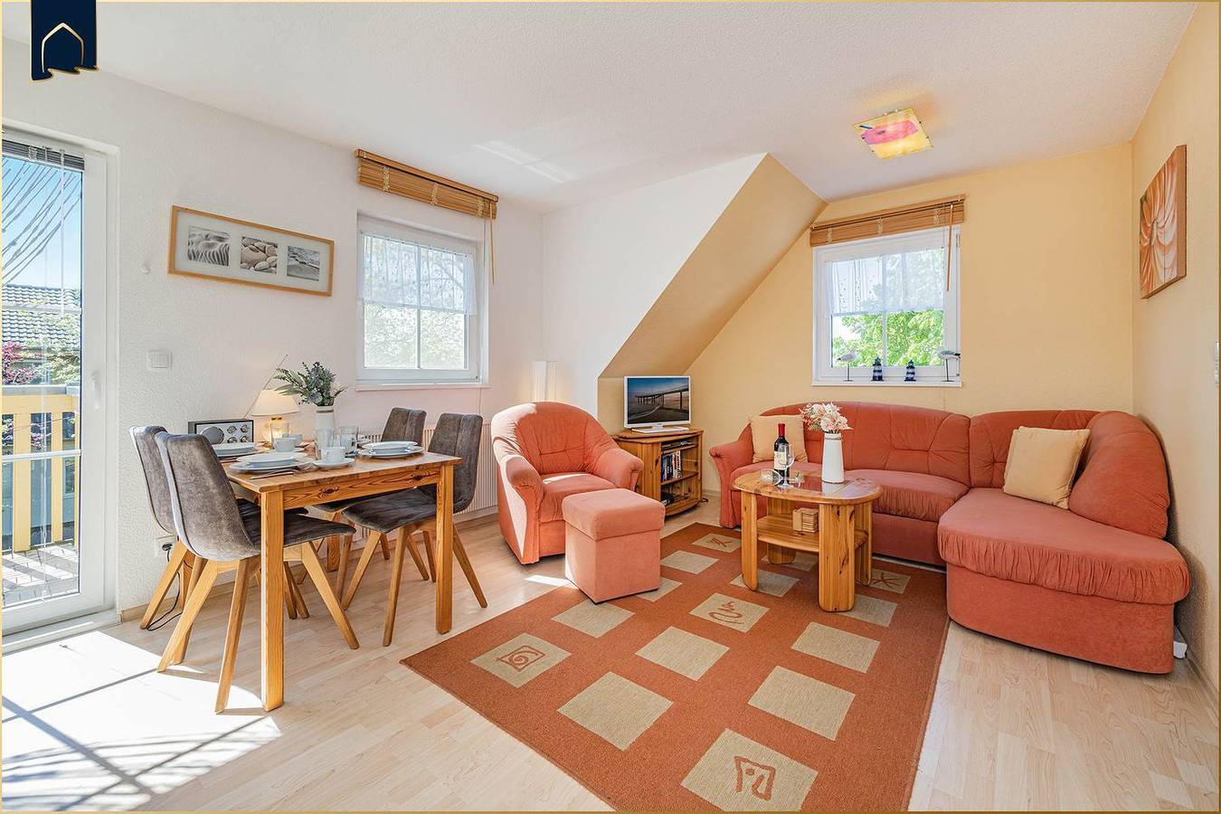 Apartamento entero, Gemütliche Ferienwohnung mit Balkon – nur 550 m zum Ostseestrand in Koserow, Bernsteinbäder