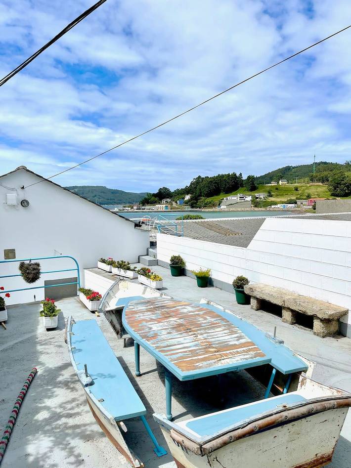 Casa de vacaciones para 7 personas con vistas al mar in Praia de Pustura Nova (O Vicedo), Vicedo