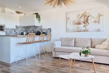 Gîte pour 3 personnes, avec balcon dans Office de Tourisme de Mauguio Carnon