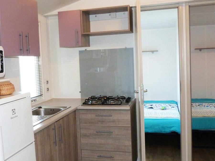 Camping Tikayan le Méditerranée - Mobilheim 6 personen - Arizona Standard in Hyeres, Parc national Port-Cros