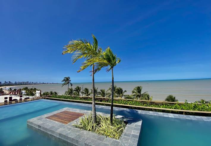Ganze Wohnung, Ferienwohnung für 4 Personen mit Balkon in Cabo Branco, João Pessoa